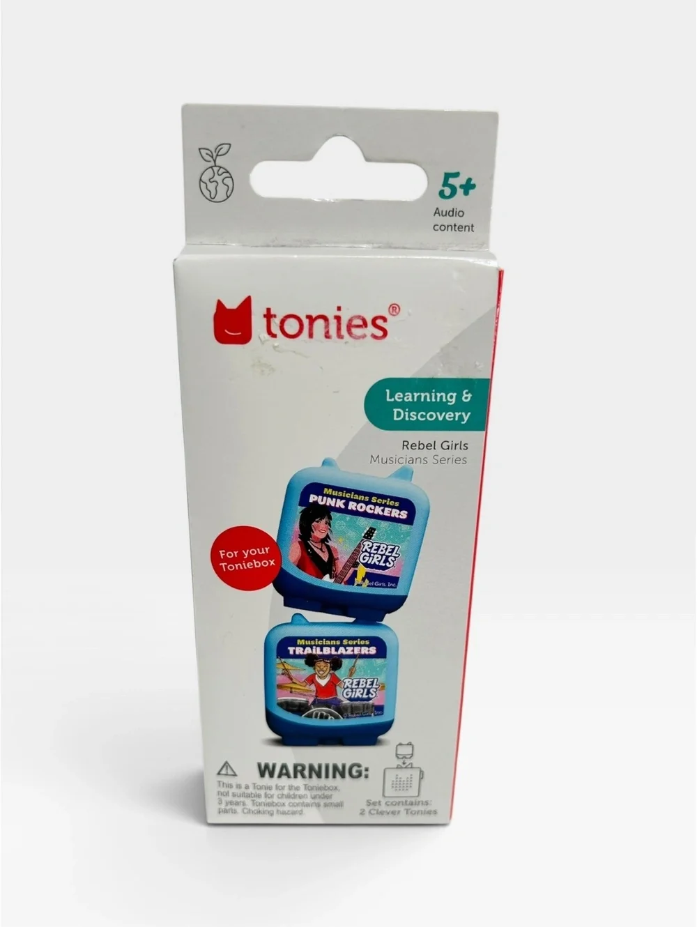 Tonies Clever Tonies Rebel Girls Musicians Series Punk Rockers 2 Pack Set - NEW